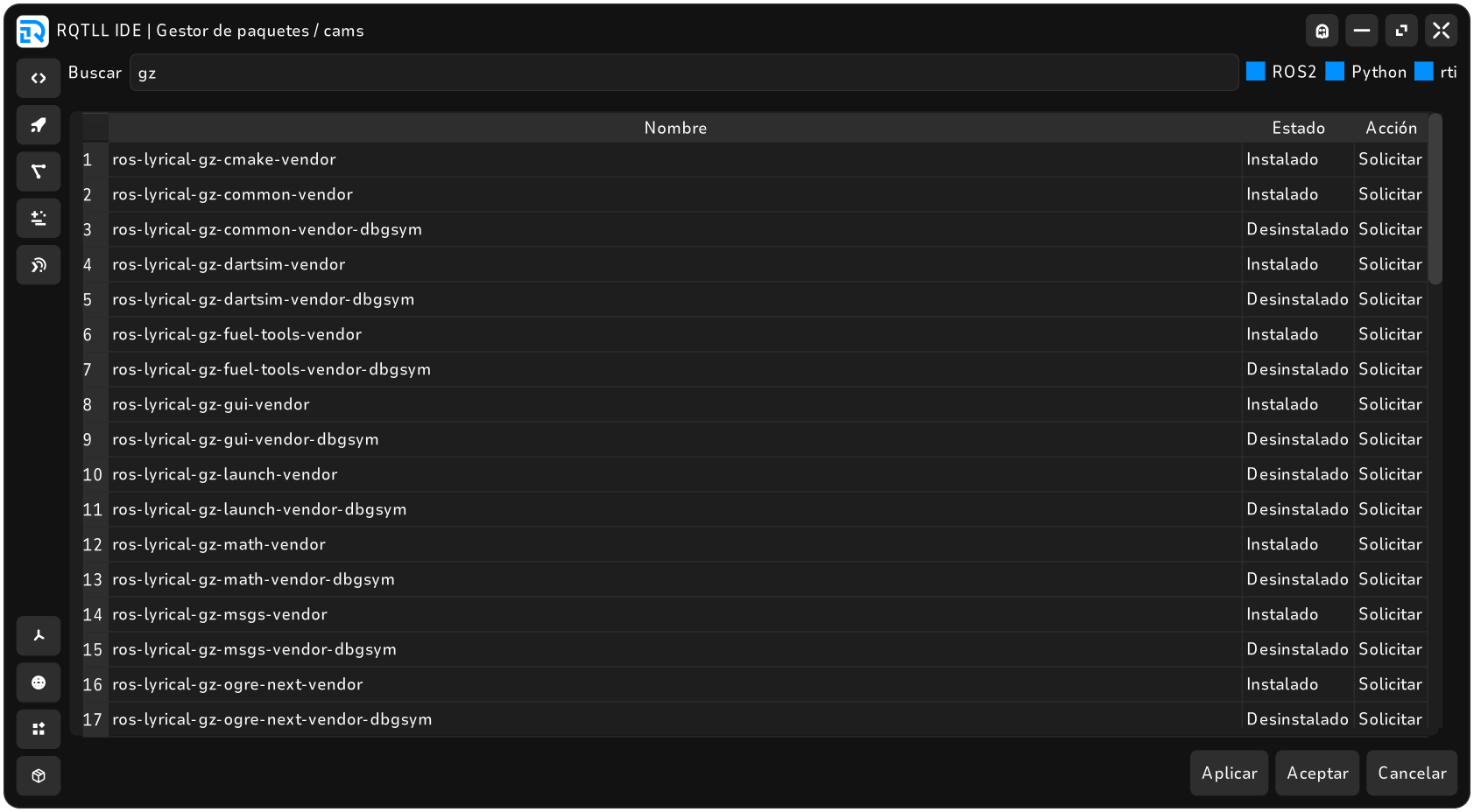 RQTLL Package Manager